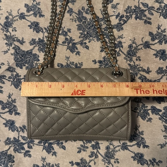 Rebecca Minkoff Quilted Look Gray Bag - Picture 6 of 8